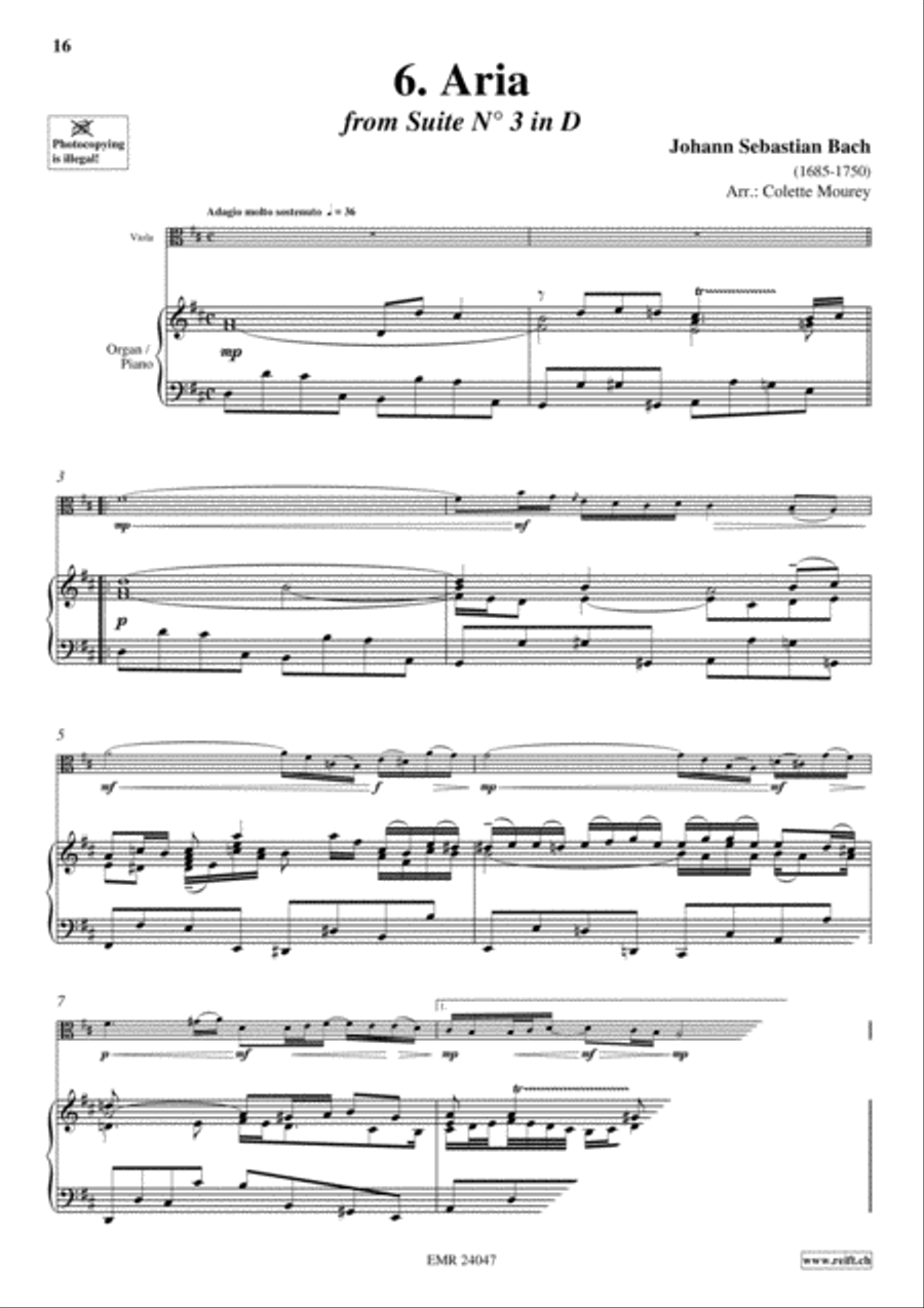 40 Greatest Baroque Hits Volume 1 Viola scores gallery preview page 8