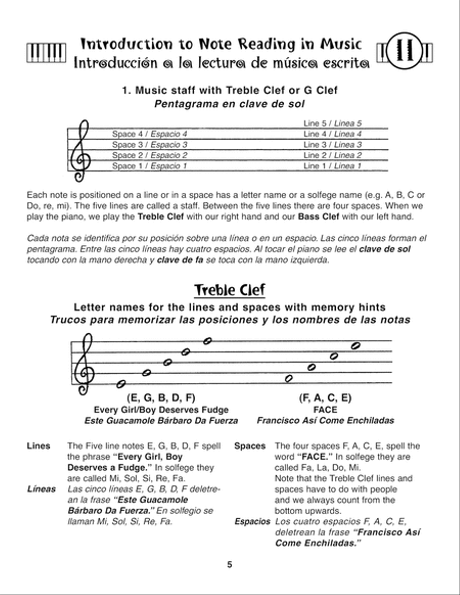 Canciones latinoamericanas para principiantes Easy Piano scores gallery preview page 6