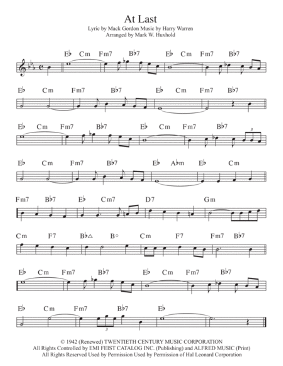 At Last Piano scores gallery preview page 3