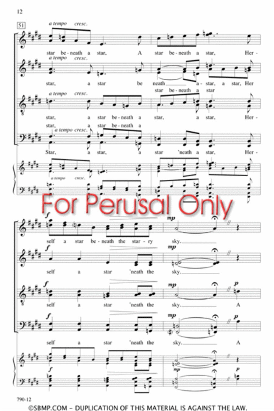 A Winter Landscape - SATB divisi Octavo Divisi scores gallery preview page 11
