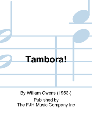 Book cover for Tambora!