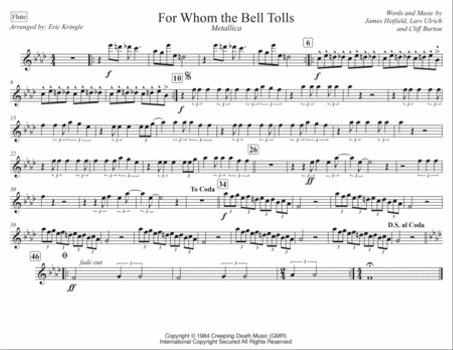 For Whom The Bell Tolls Marching Band scores gallery preview page 5