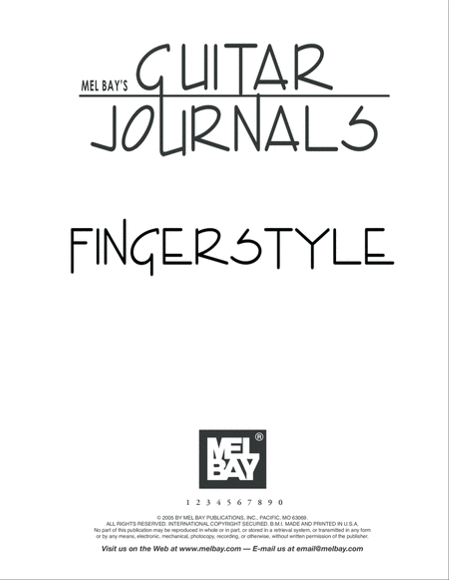 Guitar Journals - Fingerstyle Fingerpicking Guitar scores gallery preview page 8