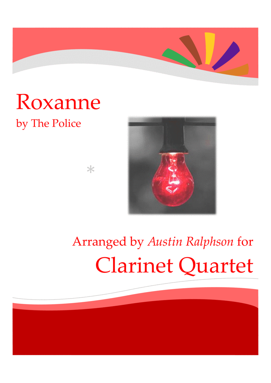 Roxanne Roxanne Clarinet Quartet scores gallery preview page 1