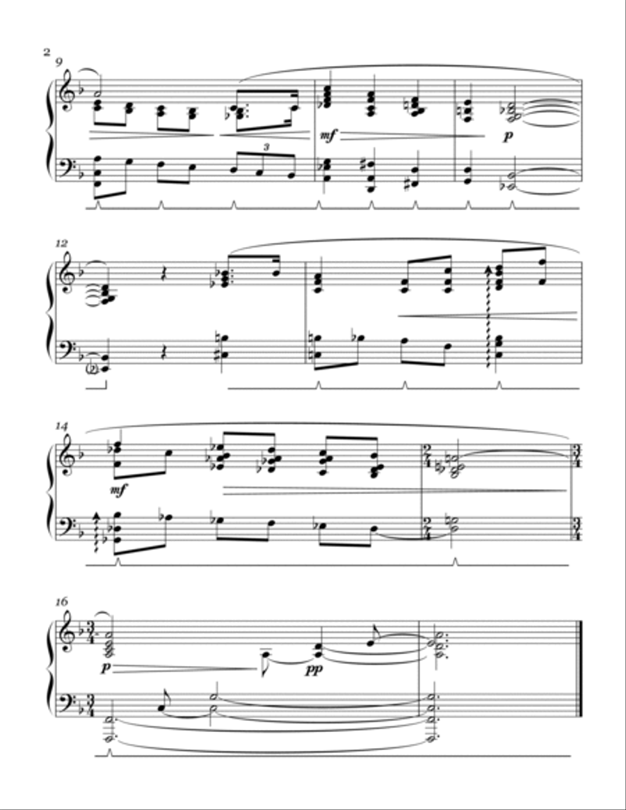 HAPPY BIRTHDAY Jazz harmonization Piano Solo scores gallery preview page 3