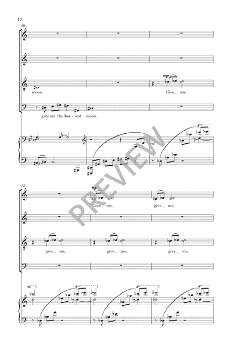 Sunrise 4-Part scores gallery preview page 11