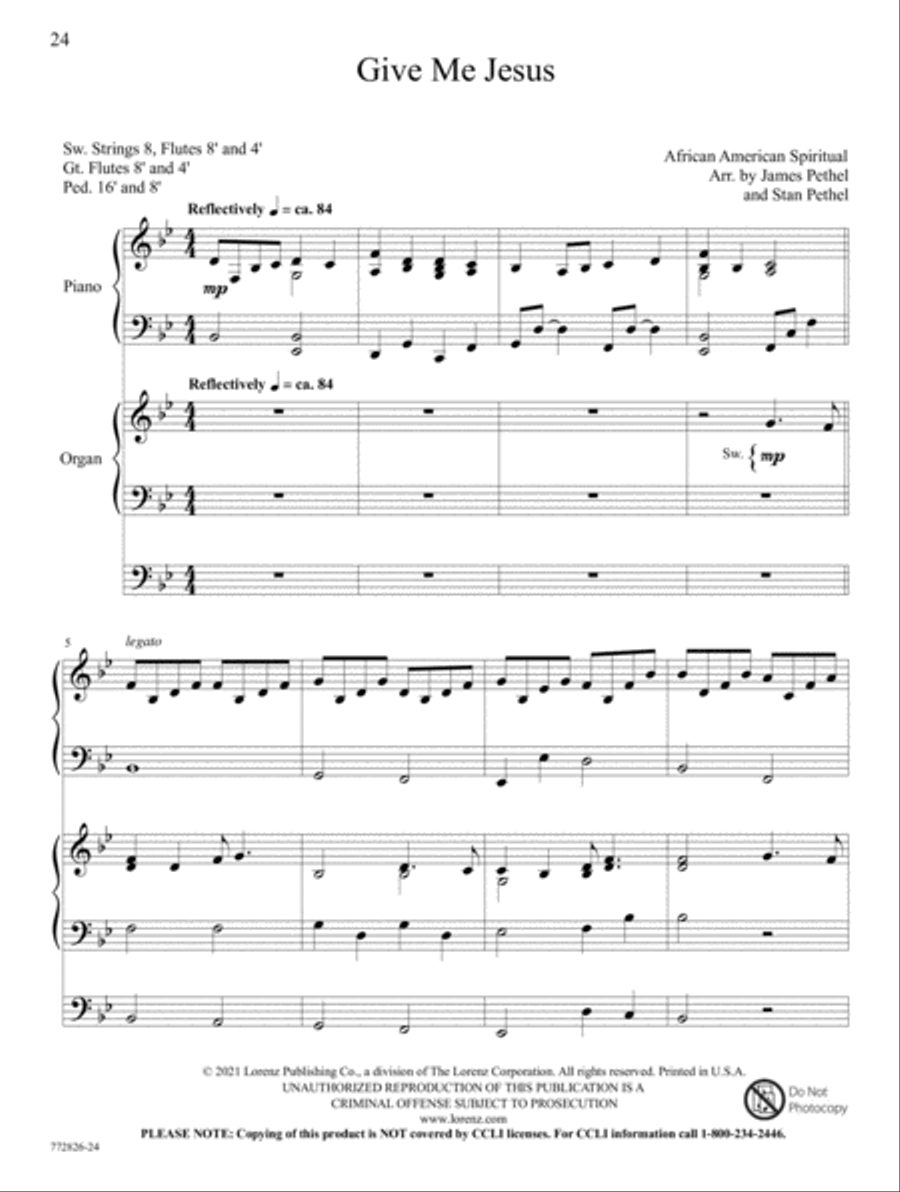 Hymns and Spiritual Songs Organ scores gallery preview page 11