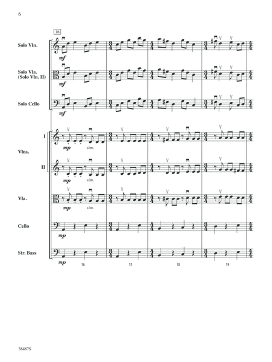 Rondo Concertante: Score Rondo Concertante: Score String Orchestra scores gallery preview page 6