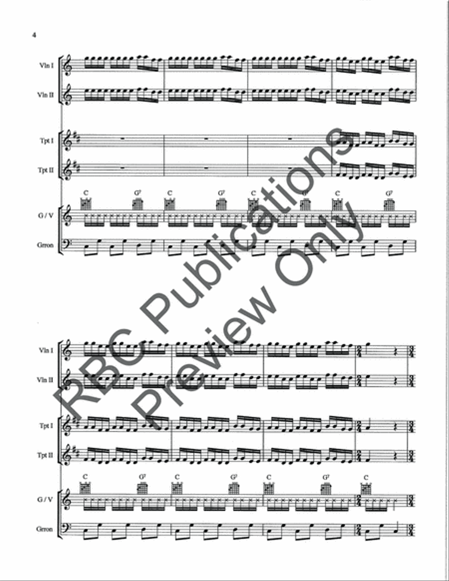 La Culebra Mariachi (Score) Trumpet scores gallery preview page 6