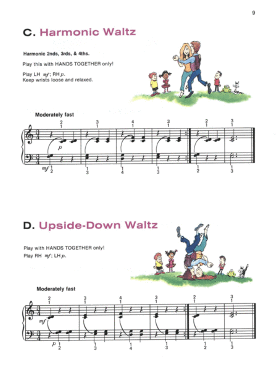 Alfred's Basic Piano Library Technic Complete Piano Method scores gallery preview page 3