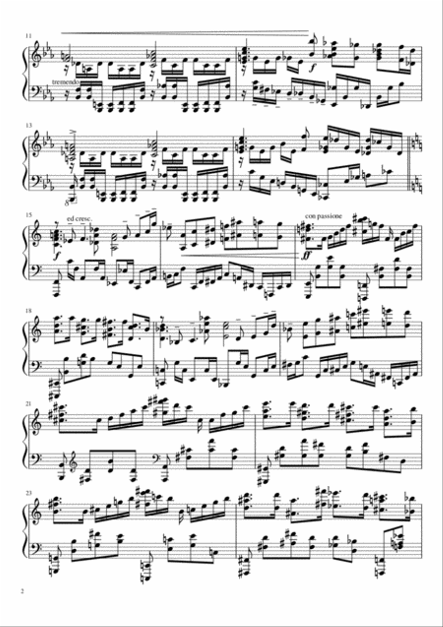 Ballade №3 Ballade №3 Piano Solo scores gallery preview page 2