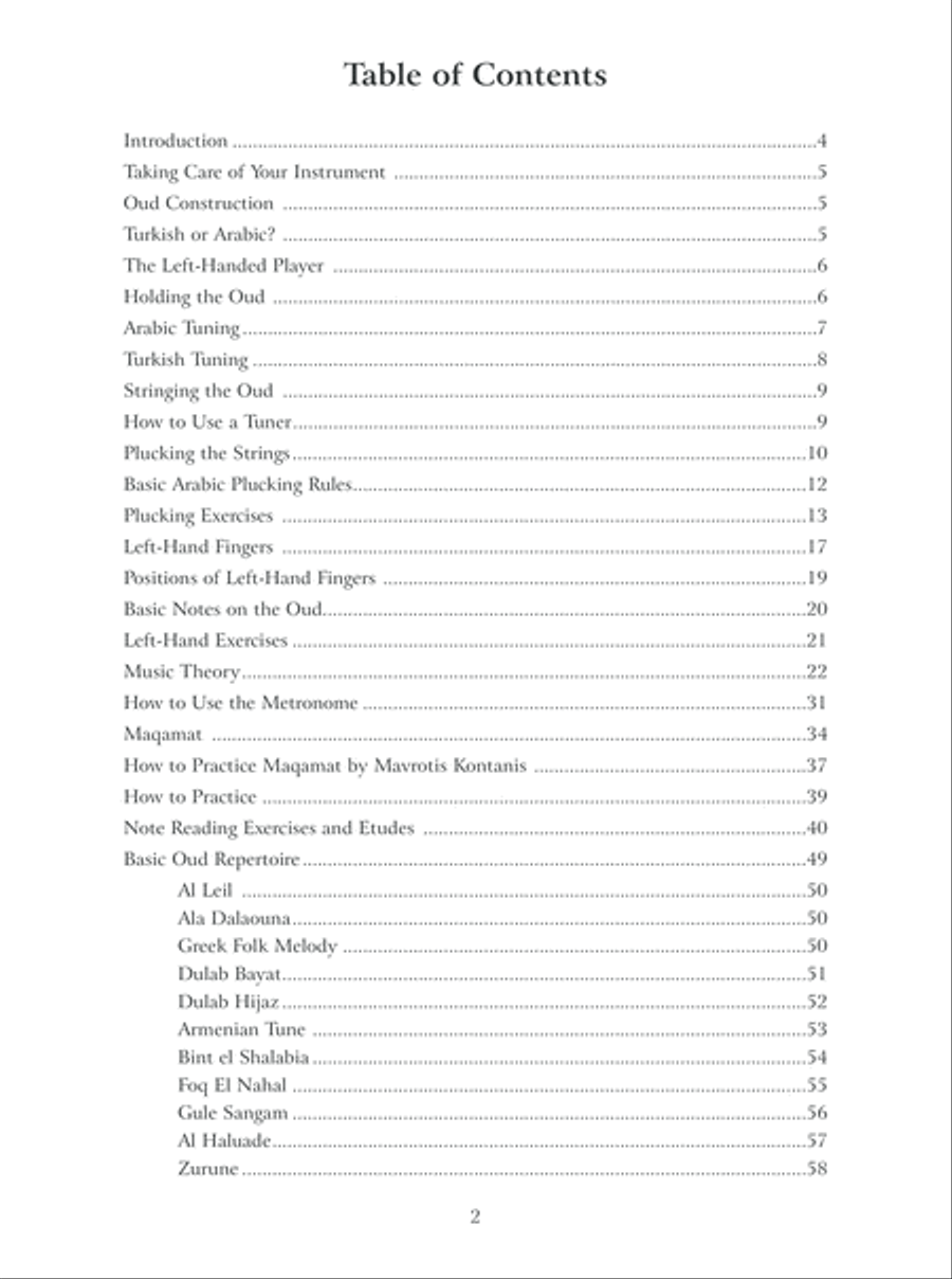 Basics of Oud DVD, VHS & More scores gallery preview page 3