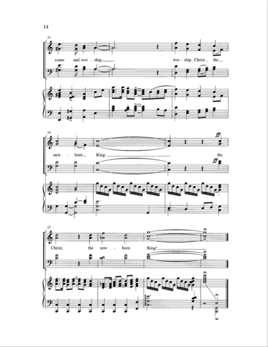 Go Tell It 4-Part scores gallery preview page 17