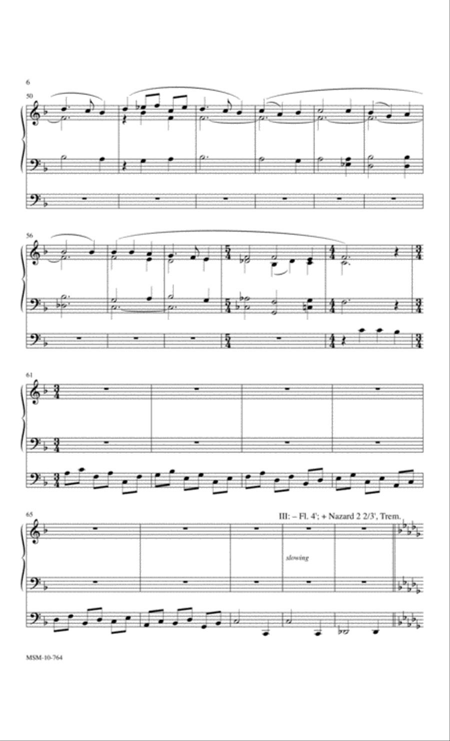 In Thee Is Gladness Organ scores gallery preview page 4