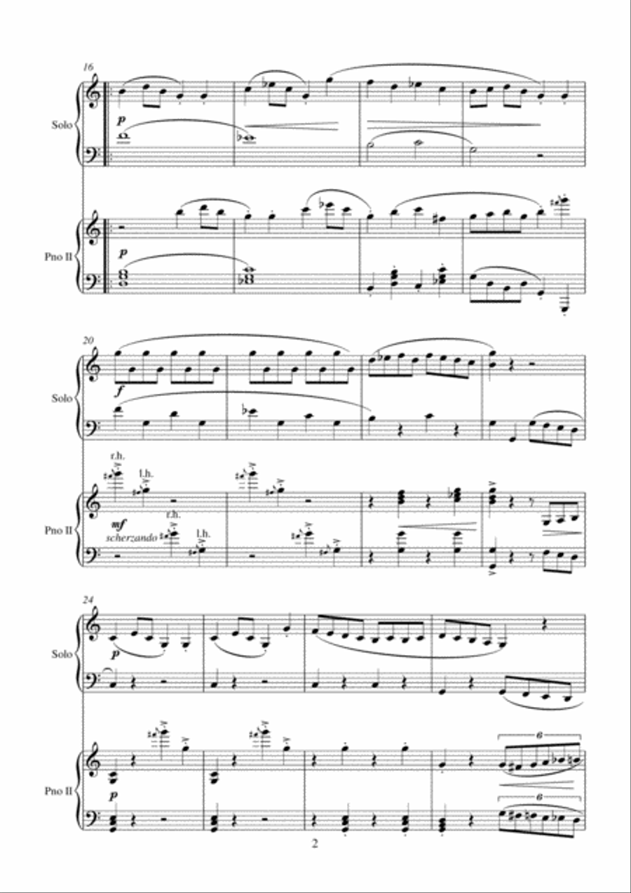 Muzio Clementi Sonatine Op. 36 No. 1 Complete for 2 Pianos 2 Pianos, 4-Hands scores gallery preview page 3