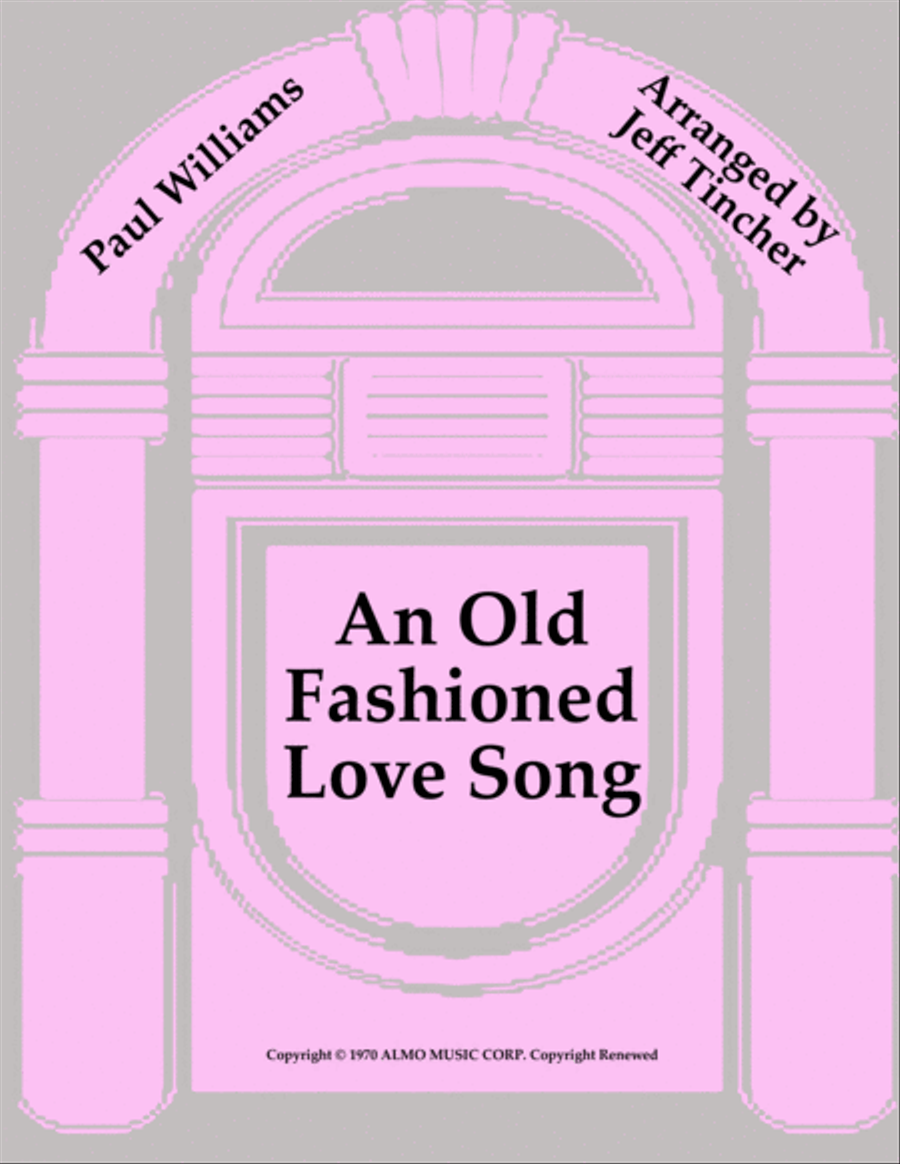 An Old Fashioned Love Song Voice scores gallery preview page 1