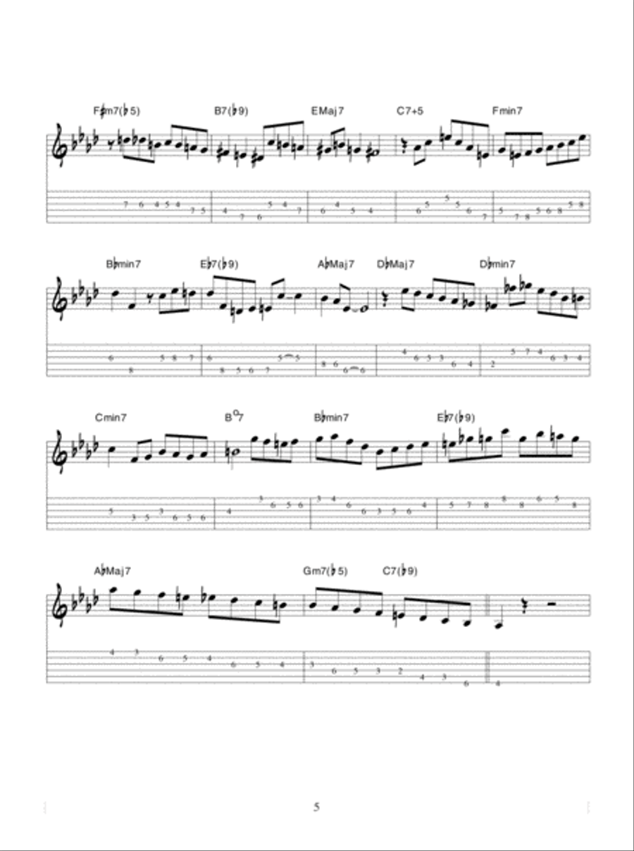 Mark Elf Jazz Interpretations Volume 3 Electric Guitar scores gallery preview page 6