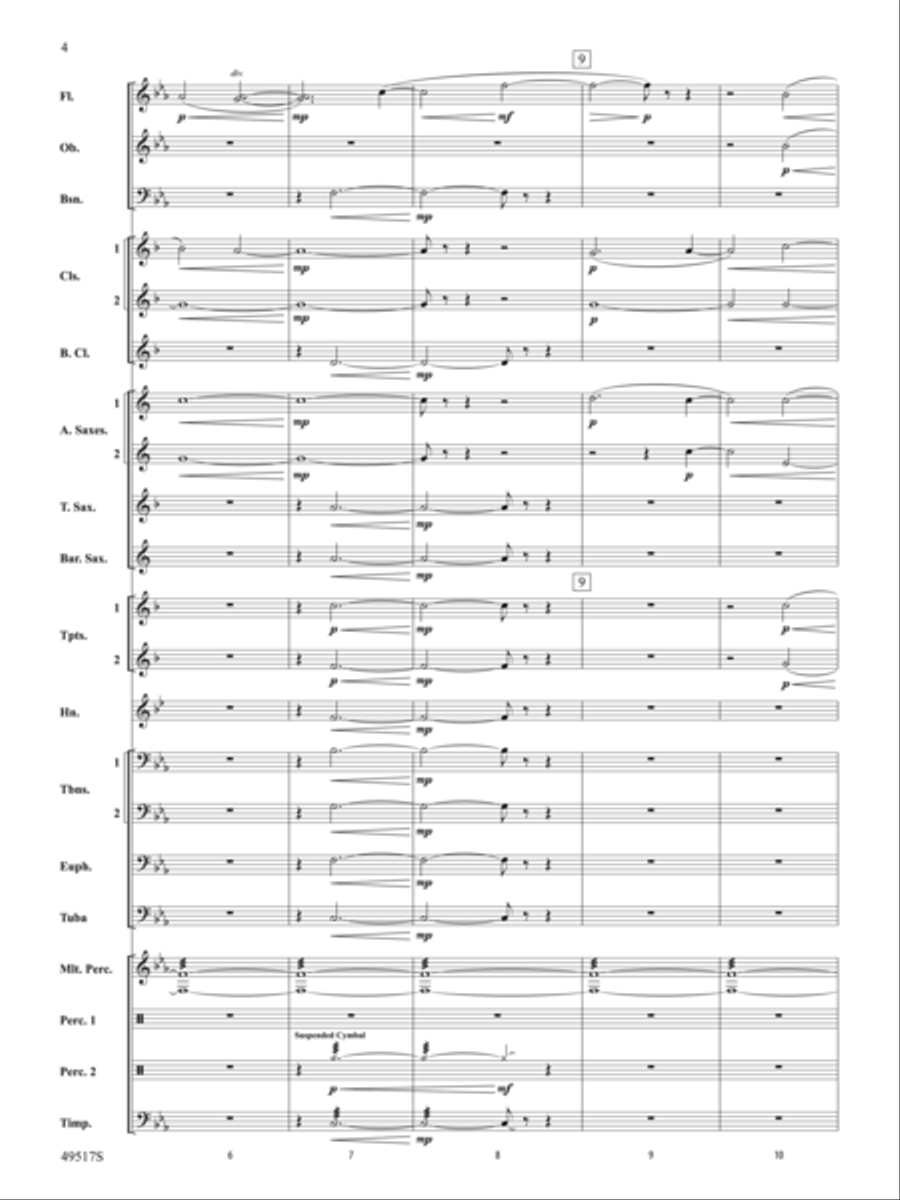 Starfall: Score Concert Band scores gallery preview page 4