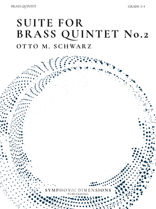 Book cover for Suite for Brass Quintet No. 2