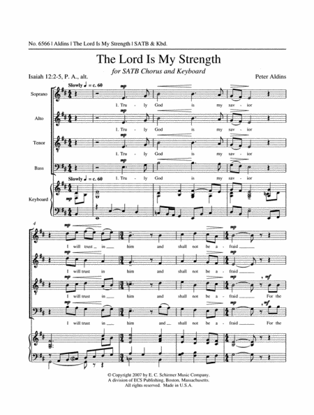 The Lord Is My Strength image number null