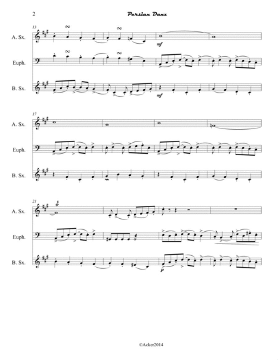Persian Tanz School and Community scores gallery preview page 2