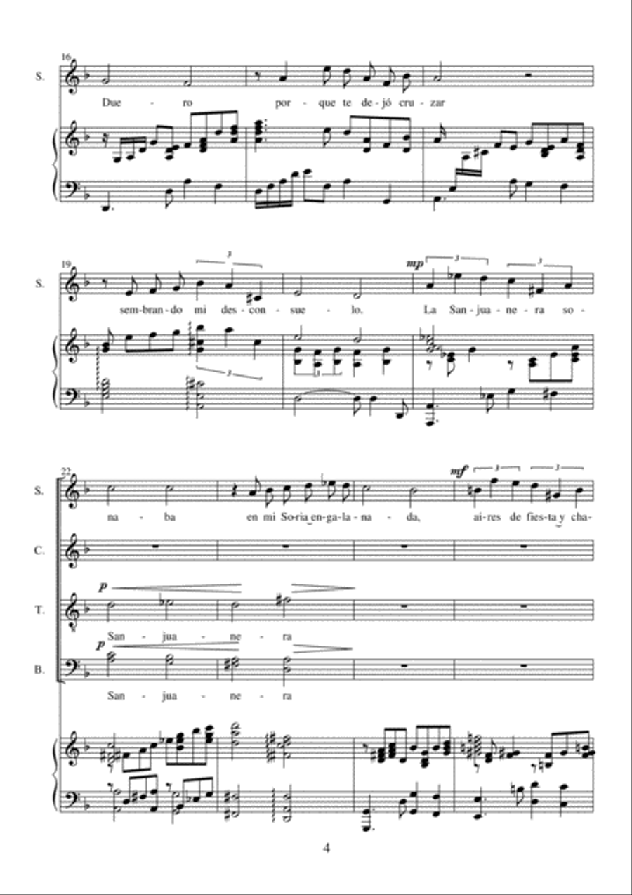Besos de Valonsadero 4-Part scores gallery preview page 6