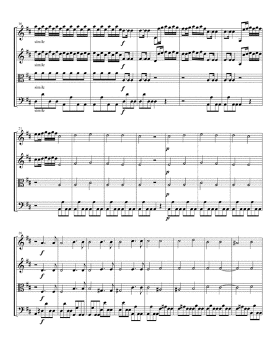 Gloria Vivaldi String Orchestra scores gallery preview page 3