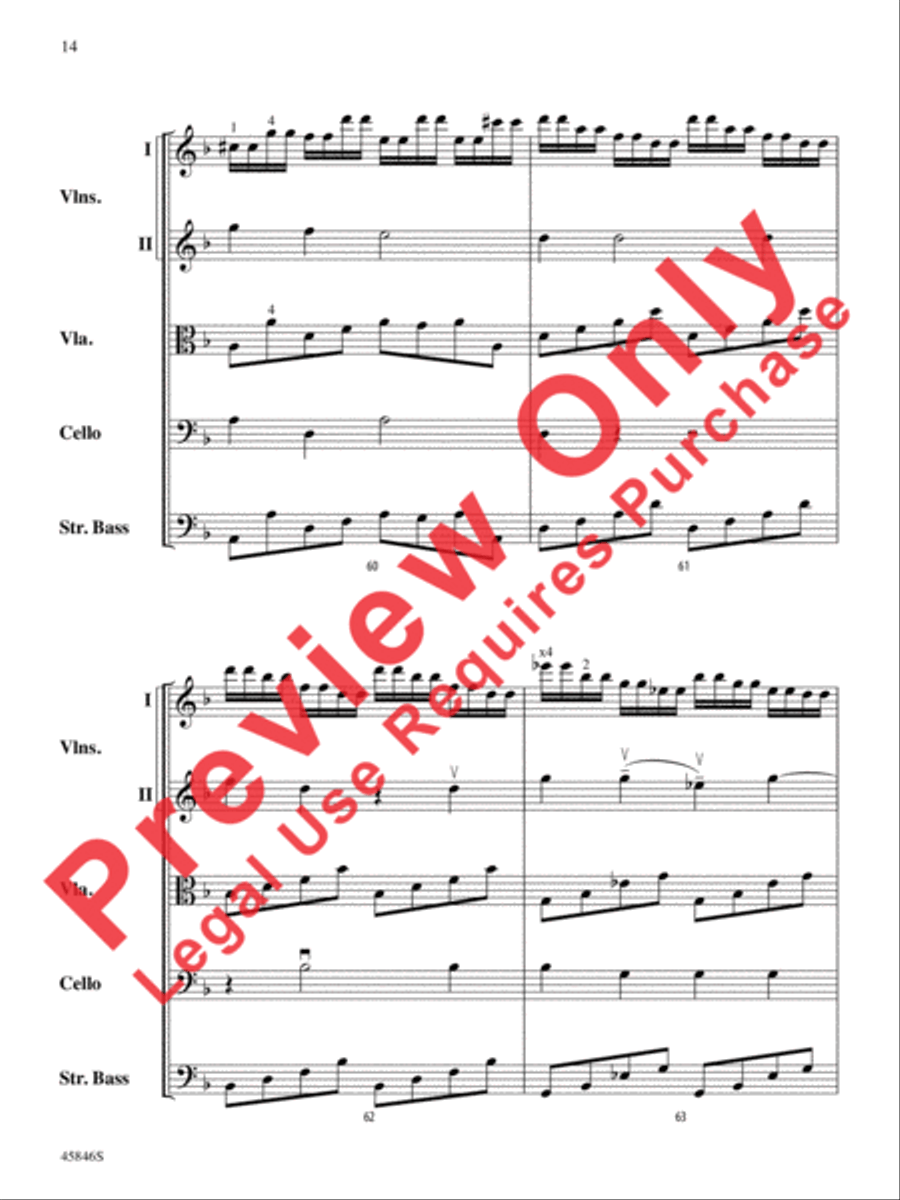 Dies Irae String Orchestra scores gallery preview page 14