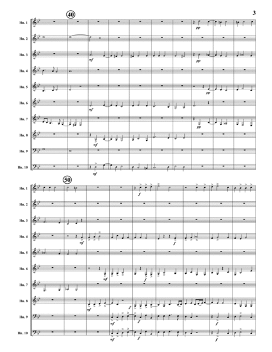 I'vo Piangendo Large Ensemble scores gallery preview page 3