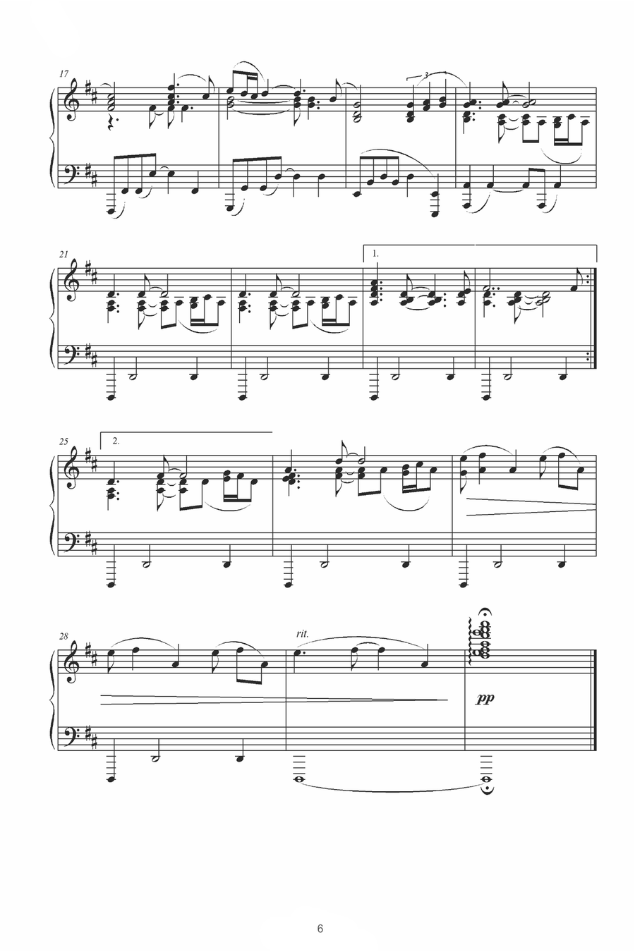 Summer at the Piano ALBUM Voice scores gallery preview page 6