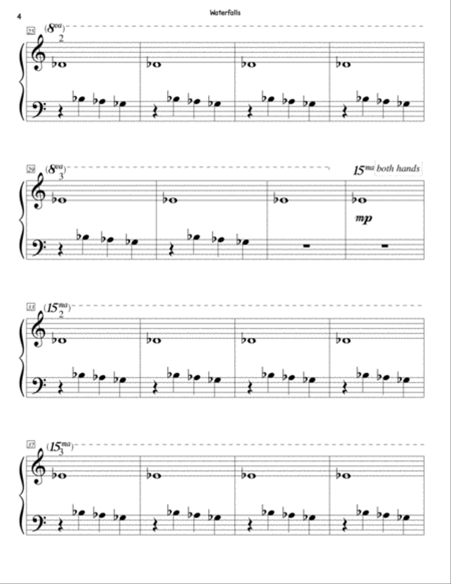 Waterfalls Piano Method scores gallery preview page 4