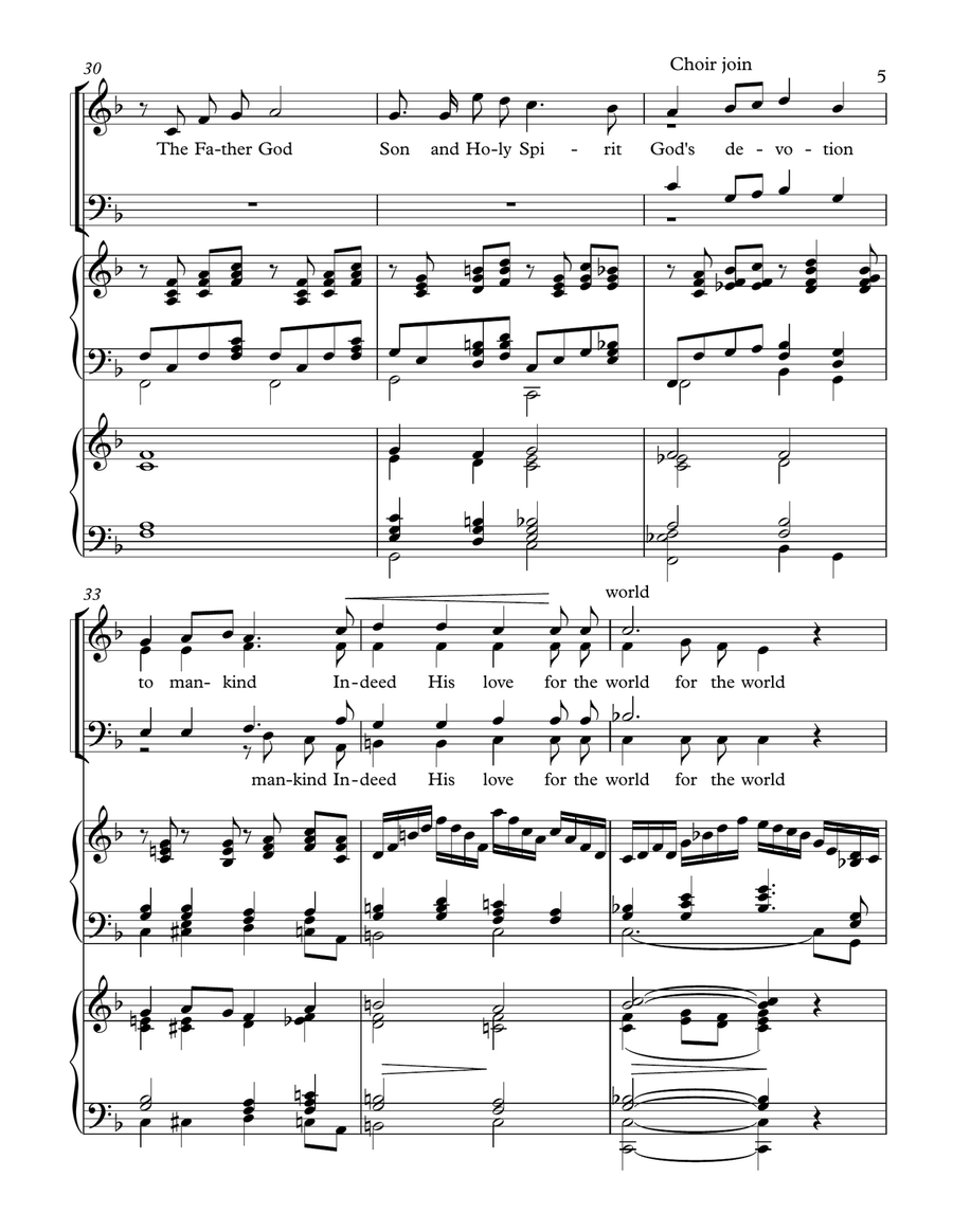 Lets share the joy in Christ 4-Part scores gallery preview page 5