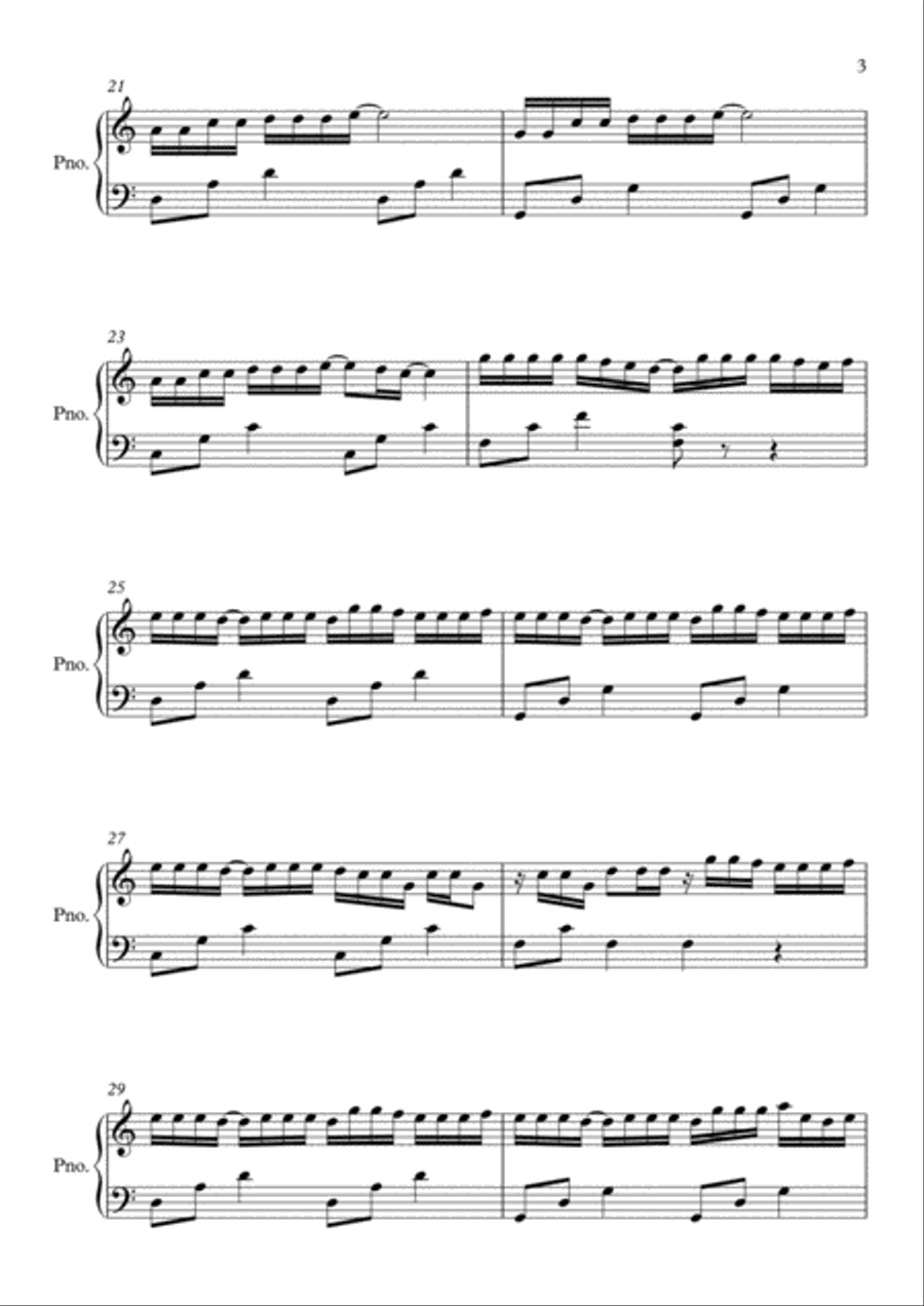 Better Now Piano Solo scores gallery preview page 3