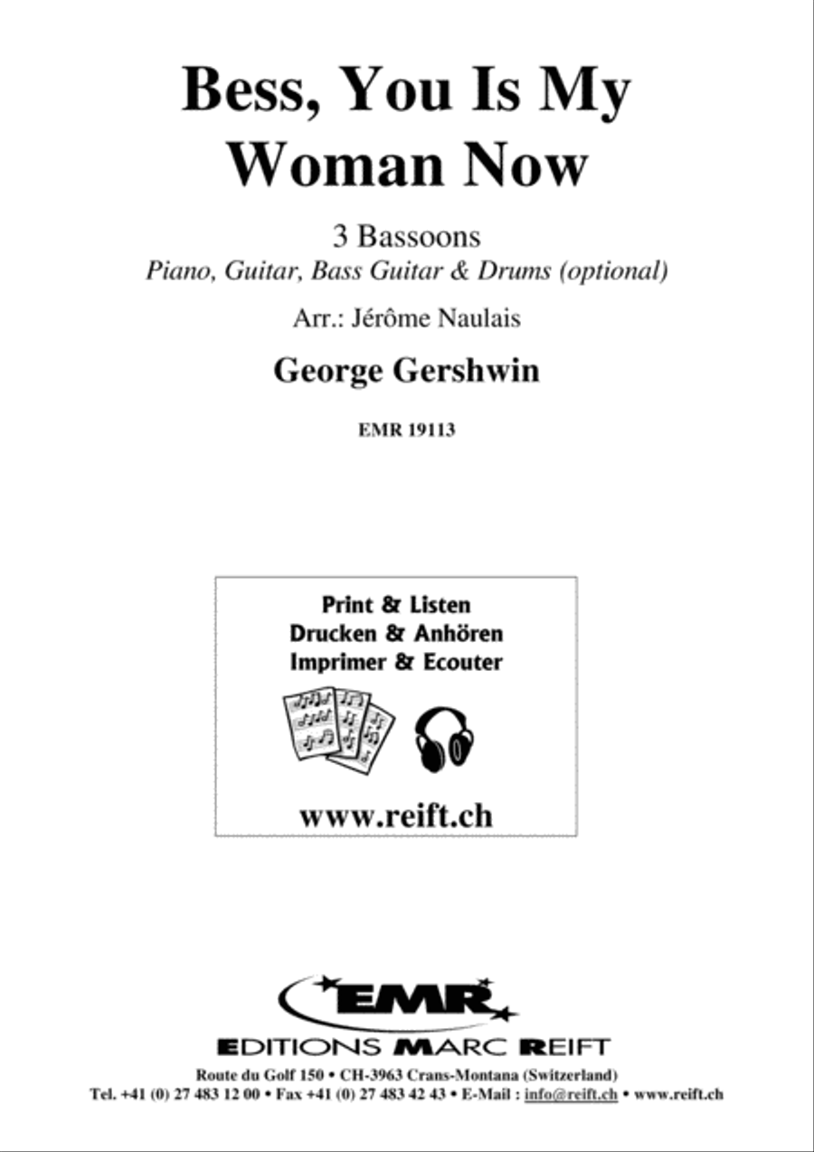 Bess, You Is My Woman Now Bassoon scores gallery preview page 2