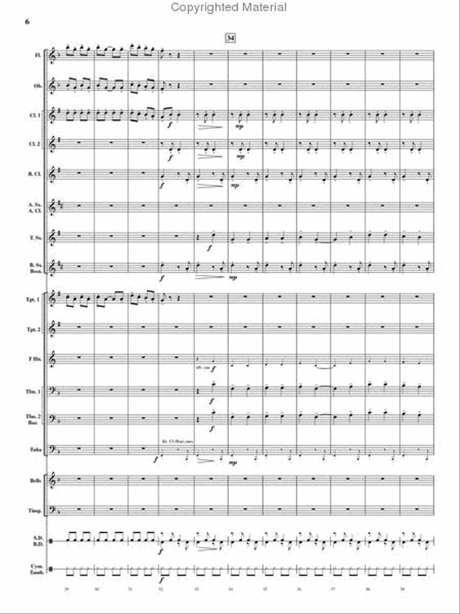 A Celebration of Hanukkah Concert Band scores gallery preview page 5