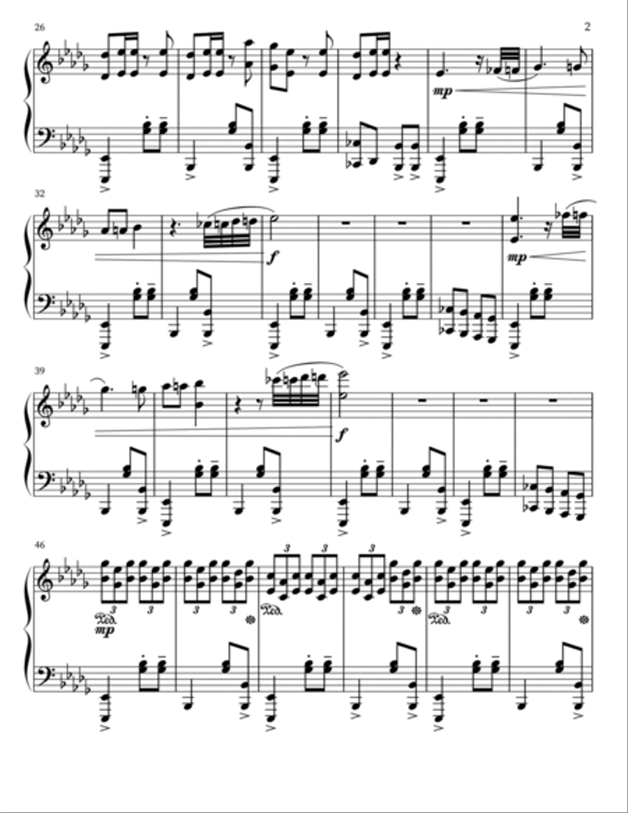 Clint Eastwood Piano Solo scores gallery preview page 2