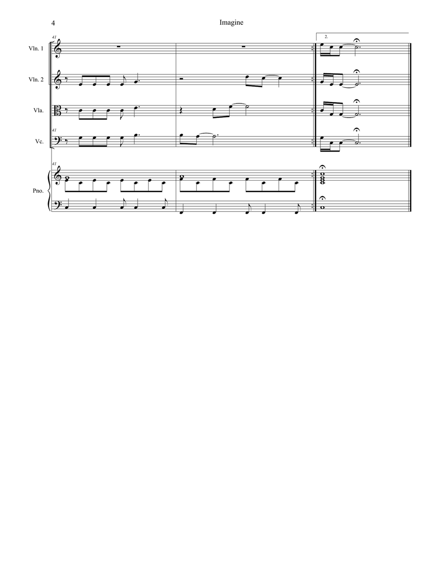 Imagine Piano Quintet scores gallery preview page 4