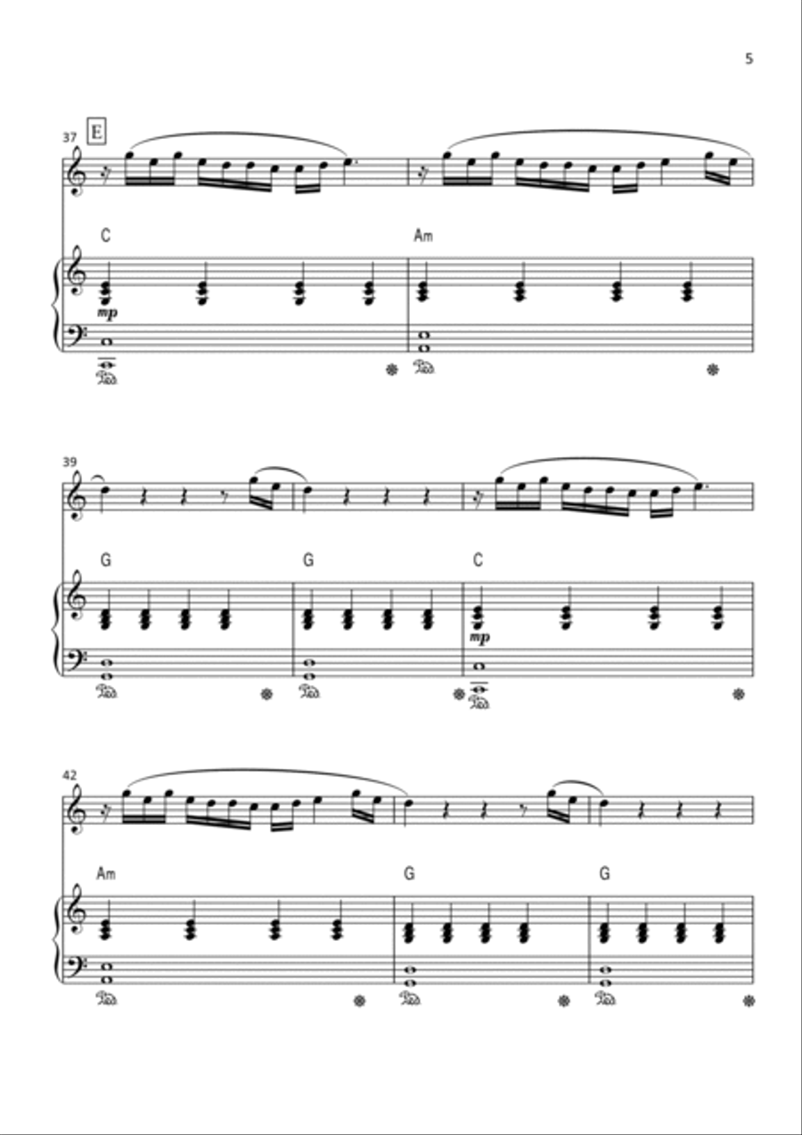Sign Of The Times Sign Of The Times Flute Solo scores gallery preview page 5