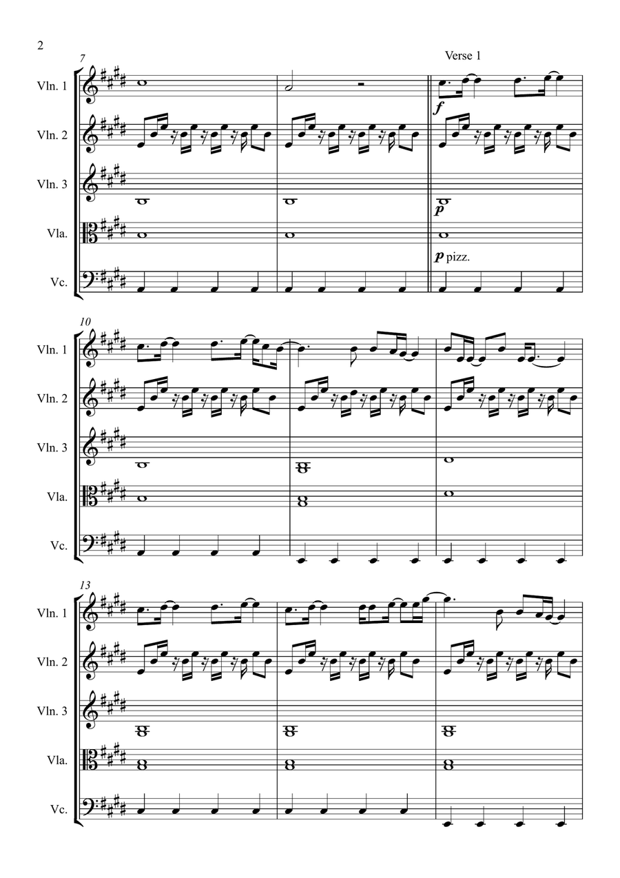 This Love This Love String Quartet scores gallery preview page 2