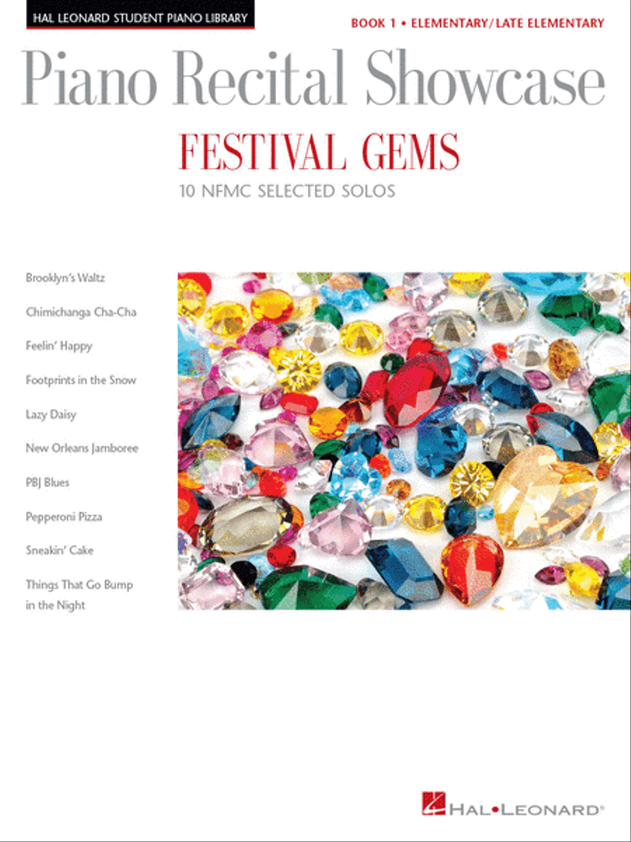 Festival Gems Book 1 – 10 Outstanding NFMC Elementary/Late Elementary Solos Piano Method scores gallery preview page 1
