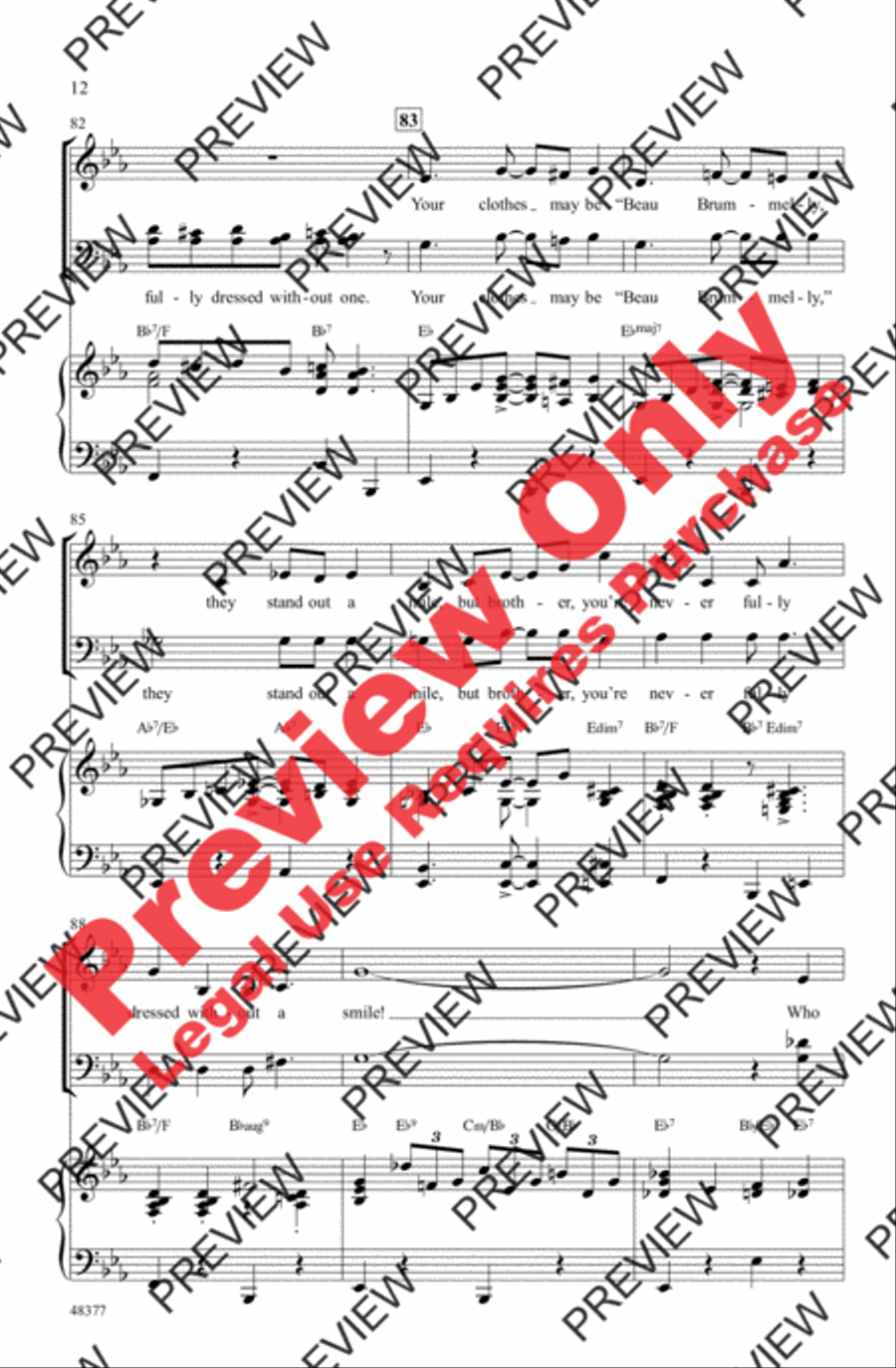 Happy Face Medley Happy Face Medley 4-Part scores gallery preview page 12