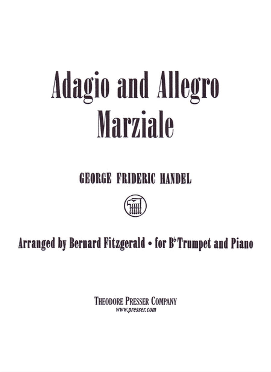 Adagio And Allegro Marziale Chamber Music scores gallery preview page 1
