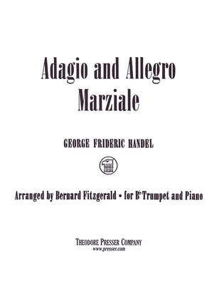 Book cover for Adagio And Allegro Marziale