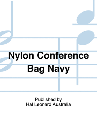 Nylon Conference Bag Navy