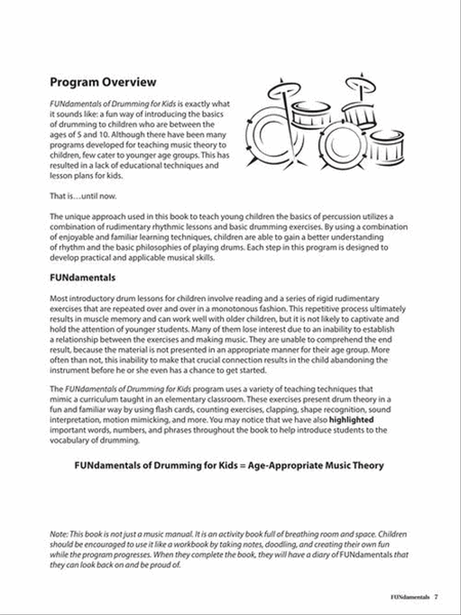 Modern Drummer Presents FUNdamentals™ of Drumming for Kids Drums scores gallery preview page 10