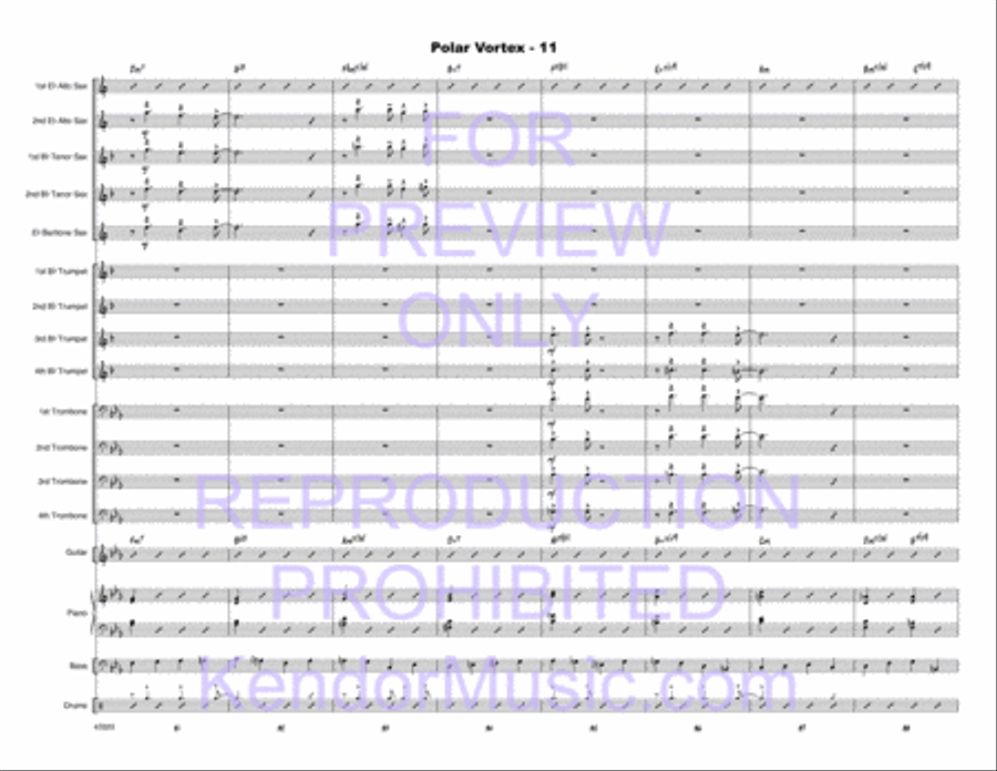 Polar Vortex Jazz Ensemble scores gallery preview page 12