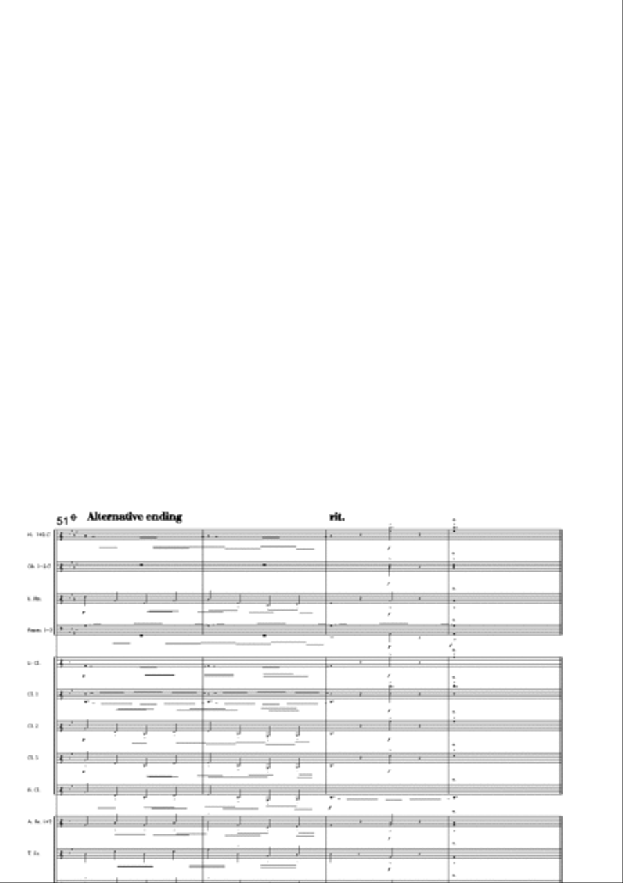 Andante Nobilmente Concert Band scores gallery preview page 11