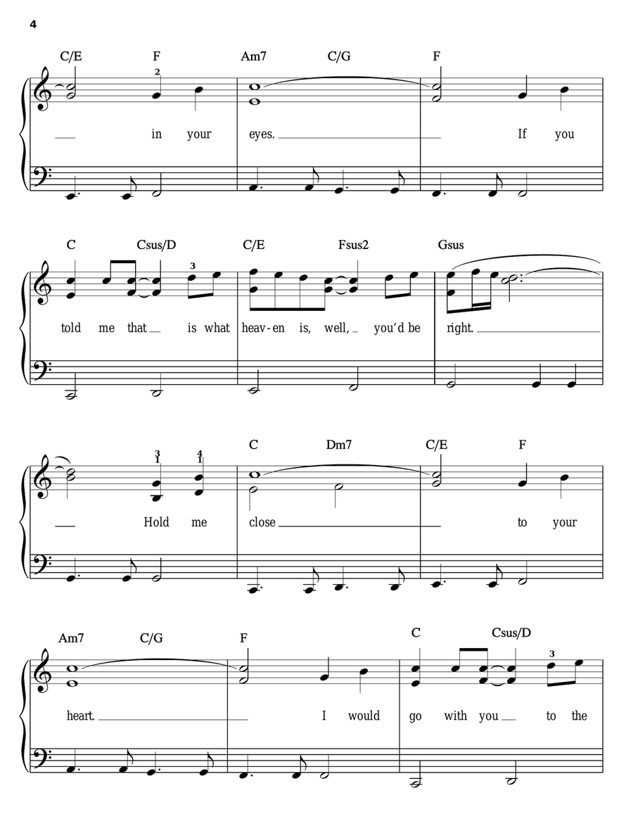 This Is The Night Easy Piano scores gallery preview page 4