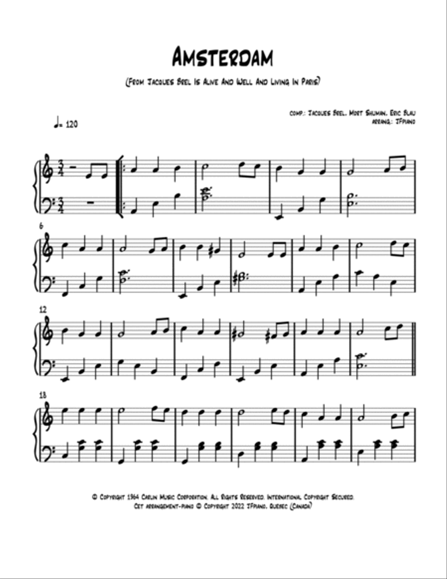Amsterdam Piano Solo scores gallery preview page 2