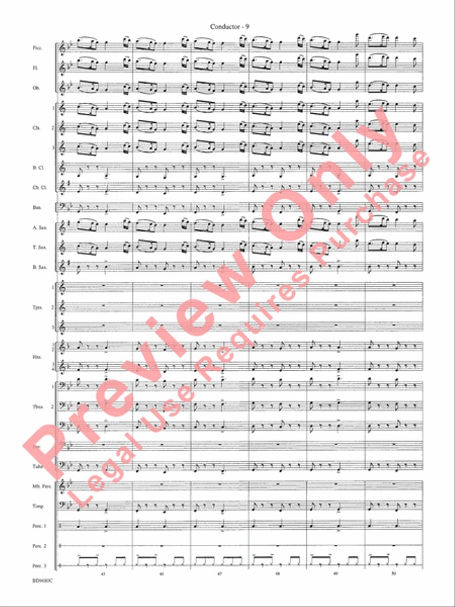 Ireland: Of Legend and Lore Concert Band scores gallery preview page 14